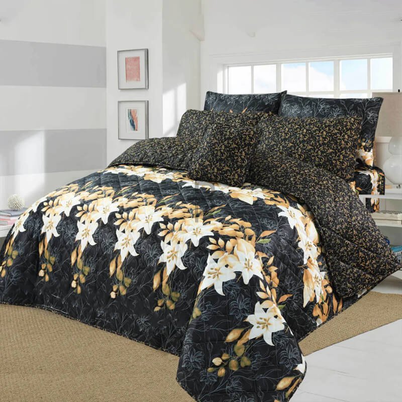 FLORO SUMMER COMFORTER SET- 7 PCS