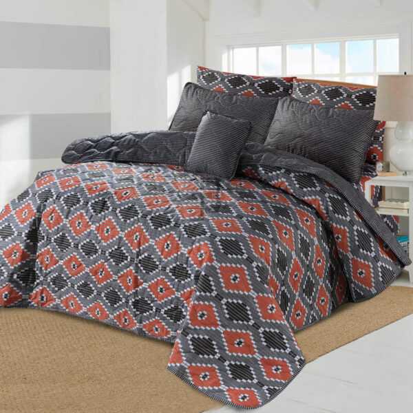 RHOMBUS SUMMER COMFORTER SET - 7 PCS