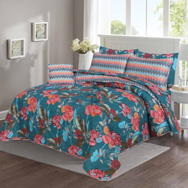 VIBRNT SUMMER COMFORTER SET- 7 PCS