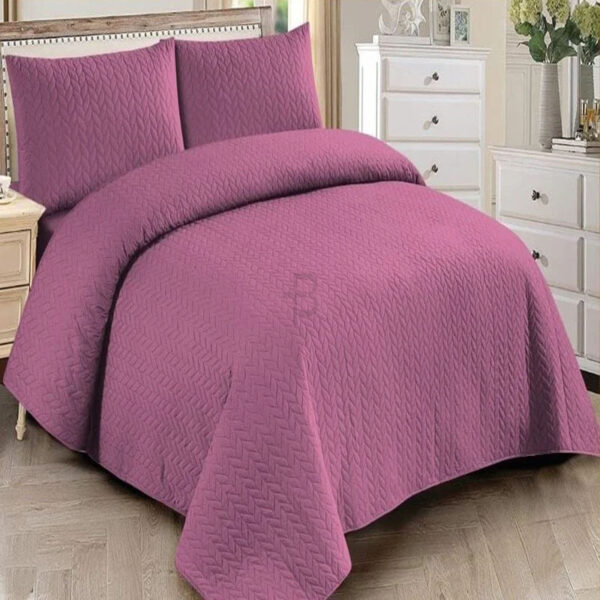 BARBIE PINK BEDSPREAD SET - 3 PCS (PREMIUM)