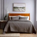 CHARCOAL BEDSPREAD SET - 3 PCS (PREMIUM)