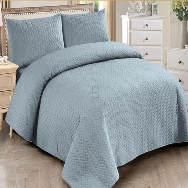 COIN BEDSPREAD SET - 3 PCS (PREMIUM)
