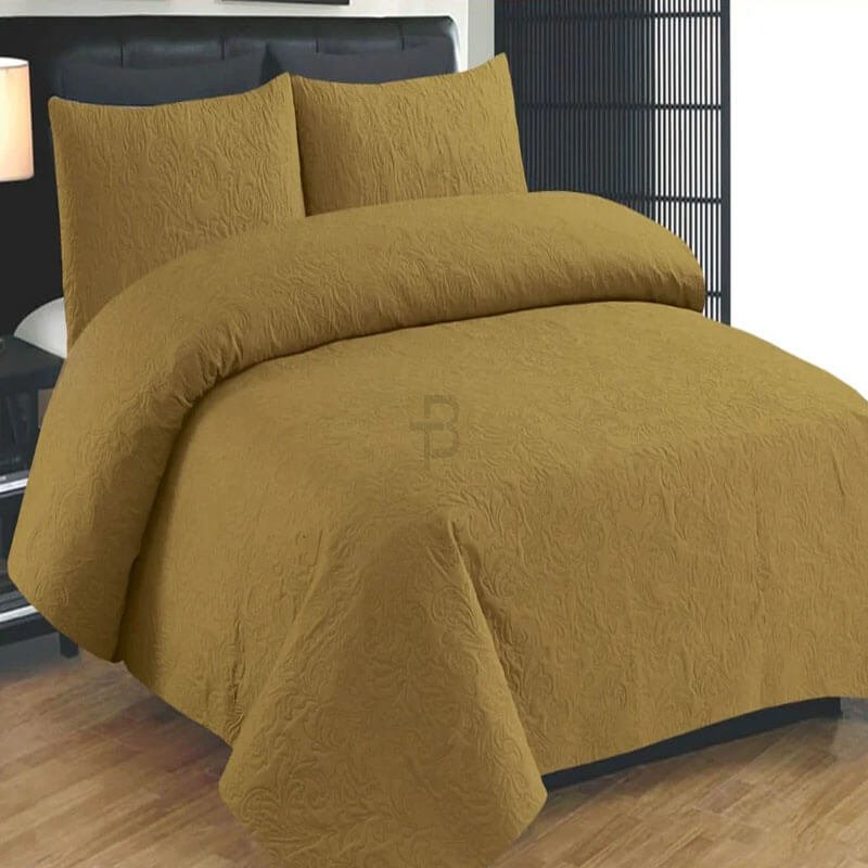 COPPER BEDSPREAD SET - 3 PCS (PREMIUM)