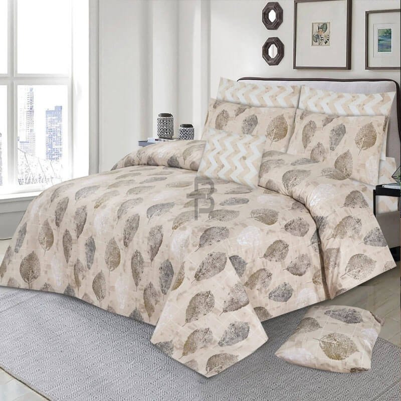 MAPPLE LEAF BEDSHEET SET- 3 PCS PC