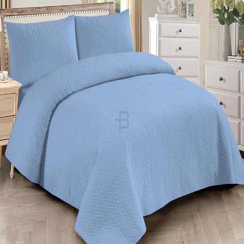 SKY BEDSPREAD SET - 3 PCS (PREMIUM)