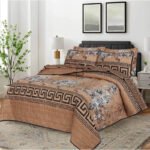 VBROWN COMFORTER SET- 6 PCS (PREMIUM)