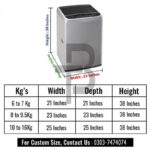 manufacturer washing machine cover