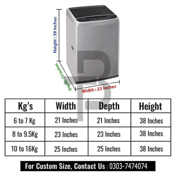 manufacturer washing machine cover