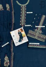 Cross Stitch Heavy Embroidered Dhanak - Image 3