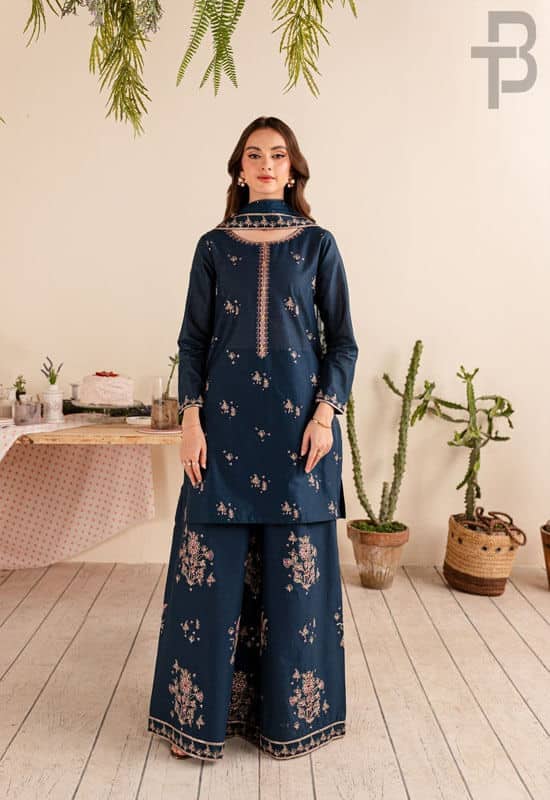 Asling Heavy Embroidered Dhanak