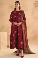 Asling Heavy Embroidered Dhanak