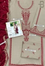 Zara Shahjahan Heavy Embroidered Dhanak - Image 3