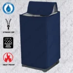 100% Waterproof Parachute Top Loaded Washing Machine Cover - Blue