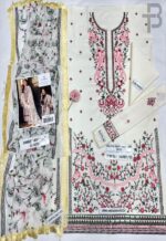 Asim Jofa Embroidered Lawn 2609 - Image 4