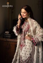 Asim Jofa Embroidered Lawn 2609 - Image 2