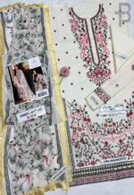 Asim Jofa Embroidered Lawn 2609 - Image 6