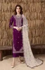 Batik Embroidered Lawn 538