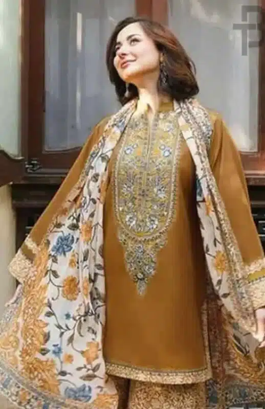 Saphire Embroidery Lawn