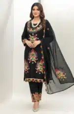 Aara Work Embroidered Lawn 2026 – Indian Chiffon Dupatta