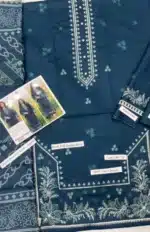 Izel Embroidered Airjet Lawn 4405 – Digital Voil Dobby Dupatta