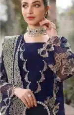 Kahf 4011 Embroidered Airjet Lawn 90/70 – Cotton Net Luxury Edition