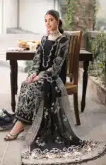 Kahf Embroidered Lawn D-1103 – Luxury Khadi Net Dupatta 2026