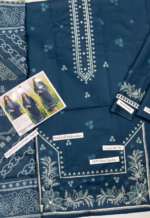 Izel Embroidered Airjet Lawn 4405 – Digital Voil Dobby Dupatta