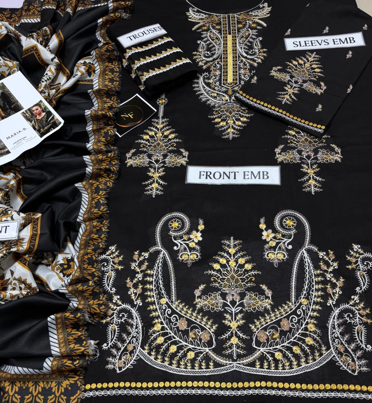 Maria.B Embroidered Lawn 2026 – Summer Collection - Image 8