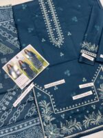 Izel Embroidered Airjet Lawn 4405 – Digital Voil Dobby Dupatta - Image 4