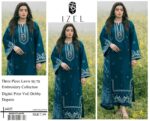 Izel Embroidered Airjet Lawn 4405 – Digital Voil Dobby Dupatta - Image 2