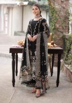 Kahf Embroidered Lawn D-1103 – Luxury Khadi Net Dupatta 2026 - Image 3