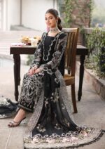 Kahf Embroidered Lawn D-1103 – Luxury Khadi Net Dupatta 2026 - Image 4