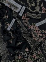 Kahf Embroidered Lawn D-1103 – Luxury Khadi Net Dupatta 2026 - Image 7