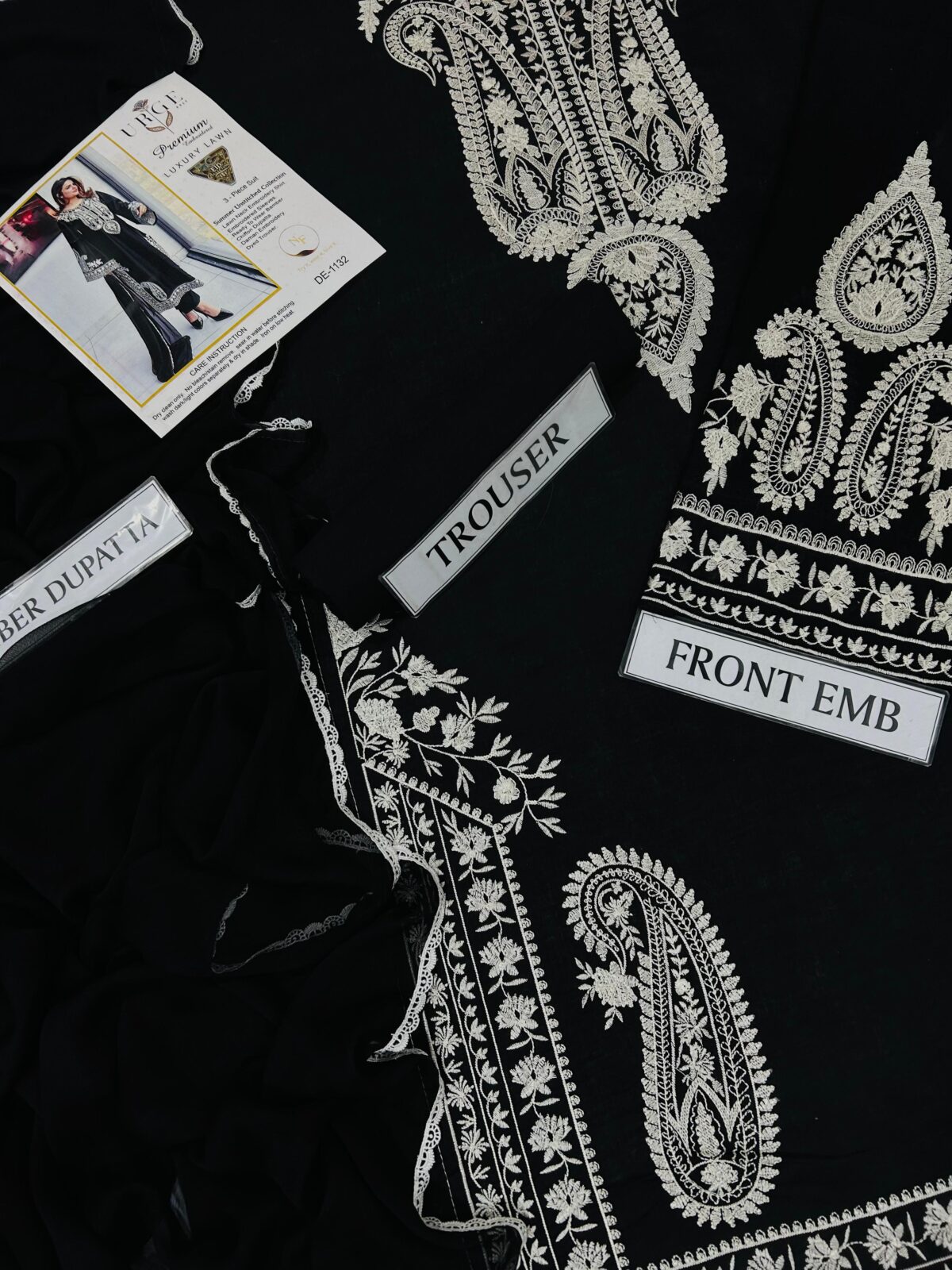 Urge Embroidered Lawn D-1132 – Summer Collection 2026 - Image 6