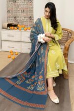 Urge Embroidered Lawn D-1002 – Digital Voil Dupatta 2026 - Image 2