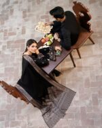 Izel Embroidered Lawn D-1006 – Bana Dora Swiss Voil Dupatta 2026