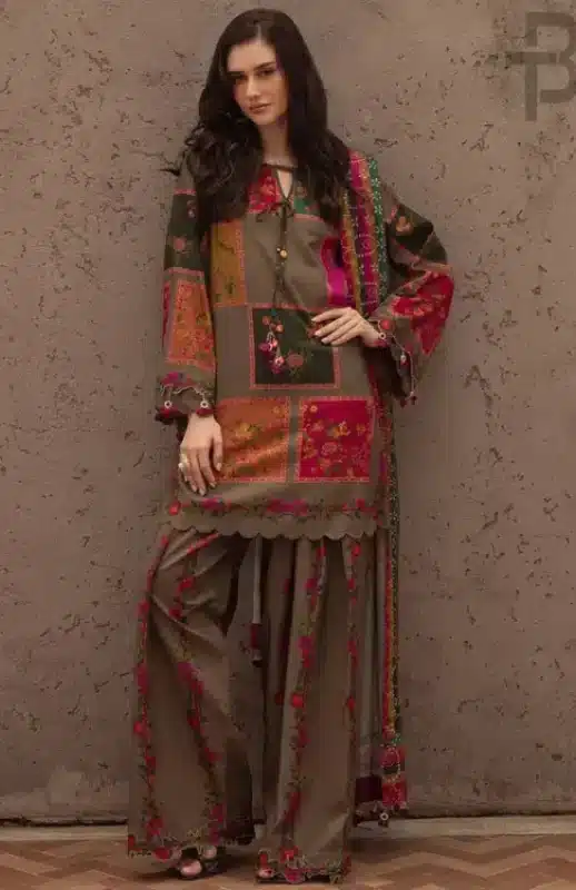 CHARIZMA Chiffon Dupatta 3pc Lawn