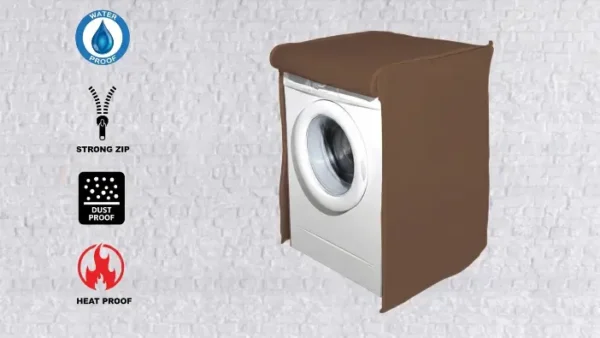 Waterproof Top Loaded Front Loaded Washing Machine Cover -mahroon