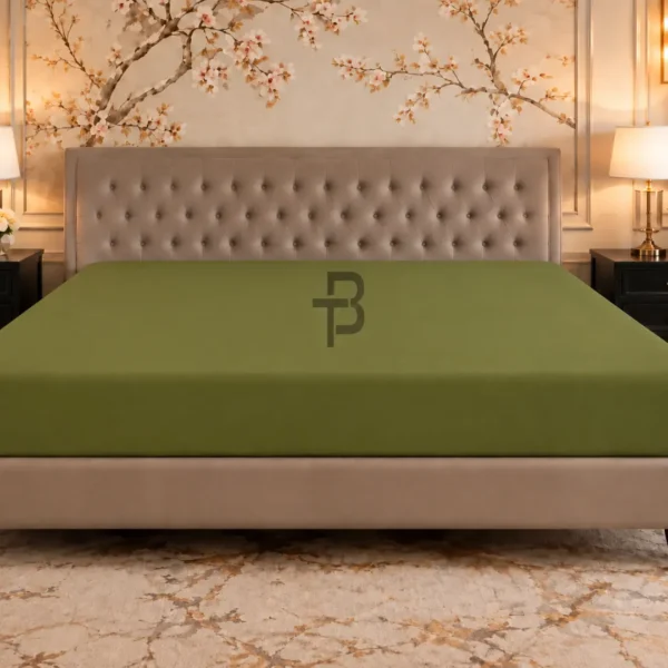 green matress cover